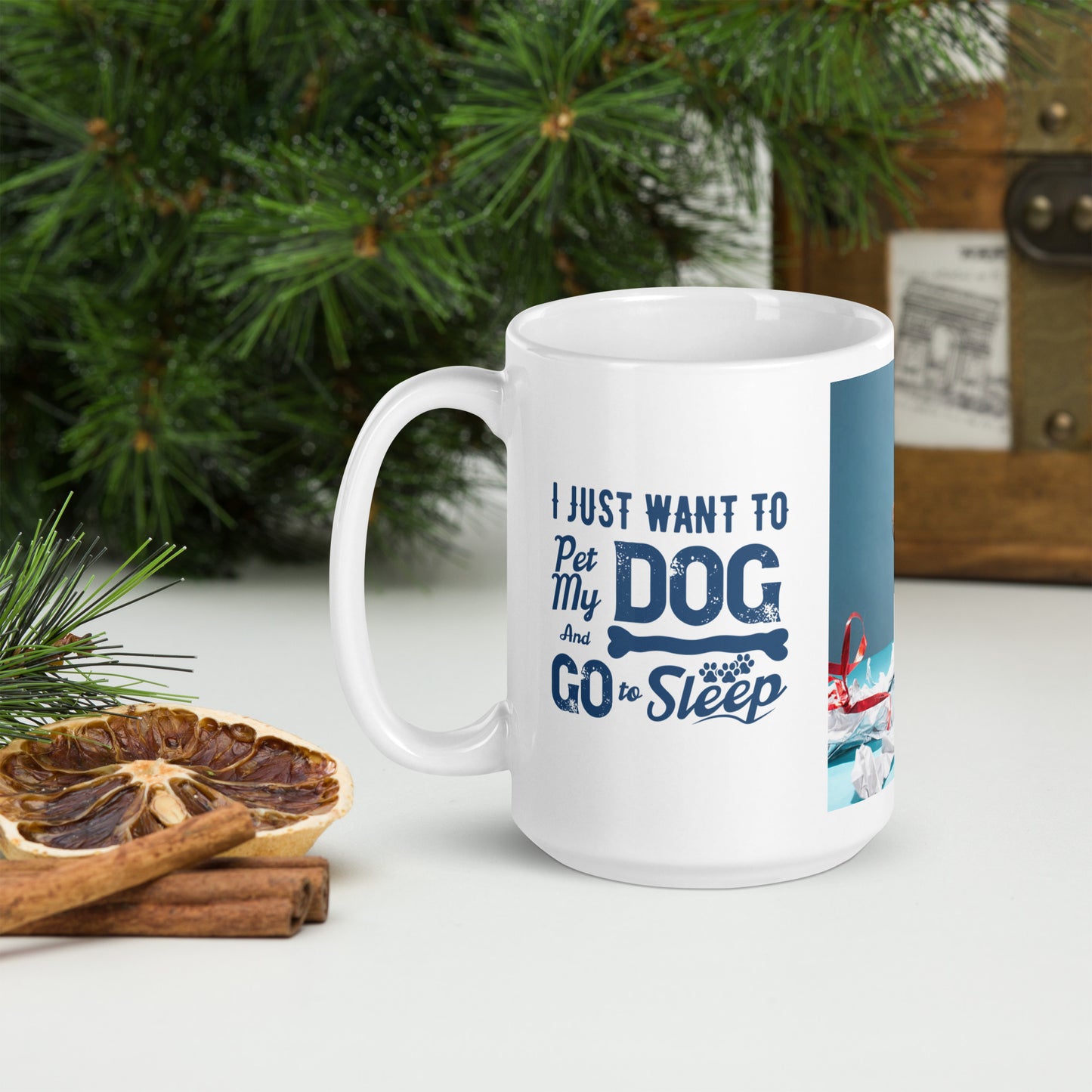 Dog glossy mug