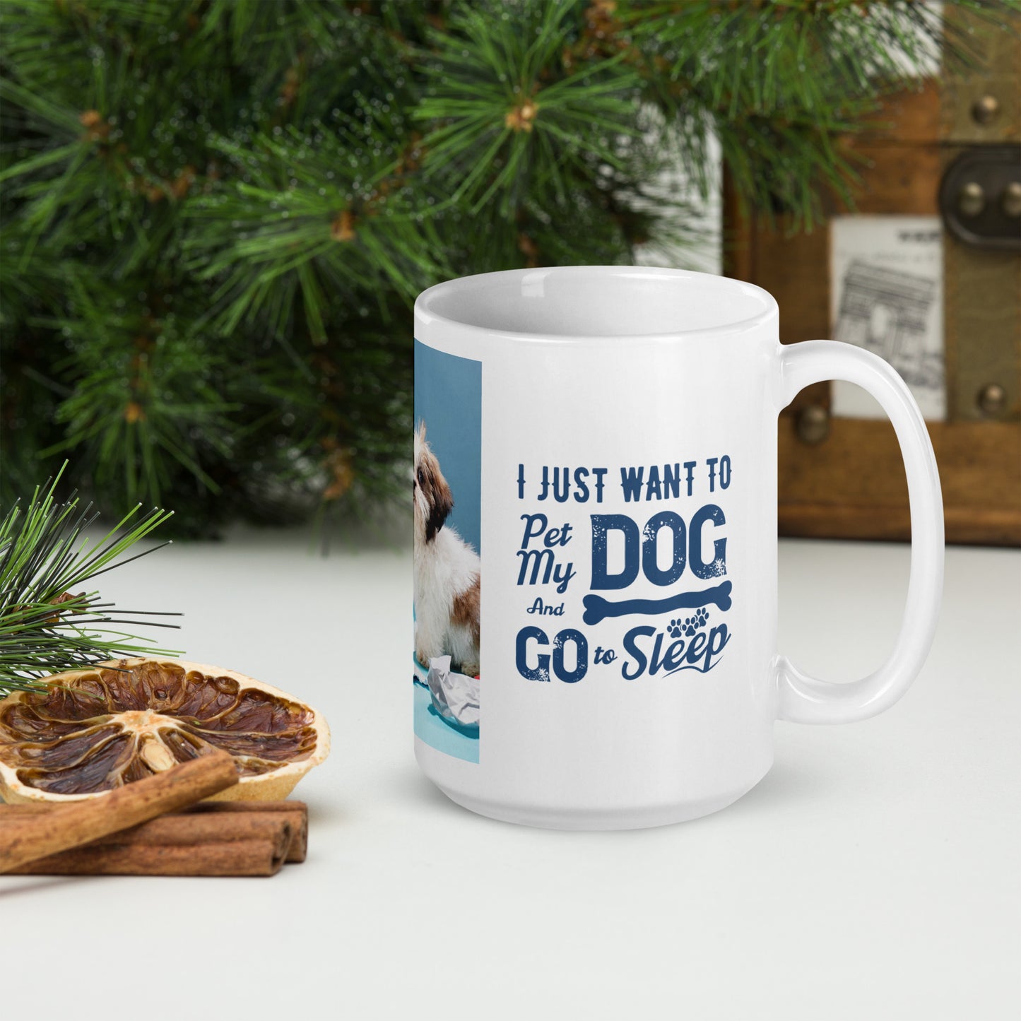 Dog glossy mug