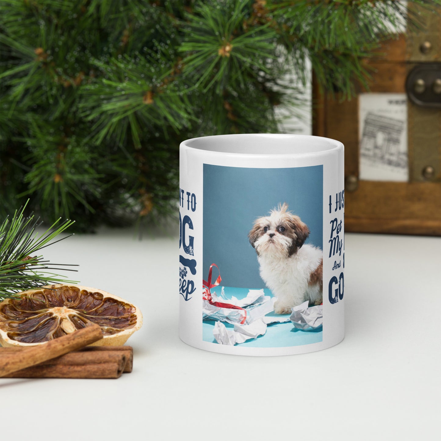 Dog glossy mug