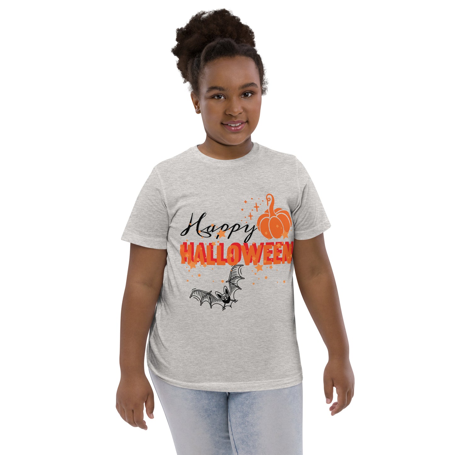 Happy Halloween Youth jersey tee