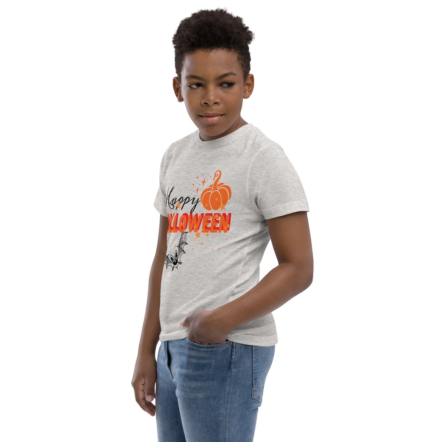 Happy Halloween Youth jersey tee